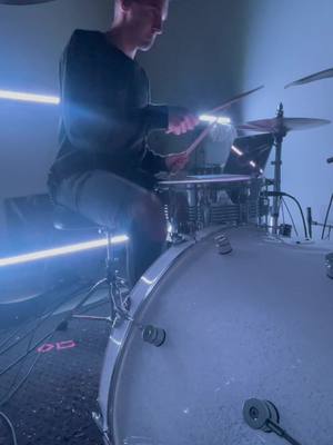 A post by @goosethedrummer on TikTok caption: hihat scrapes for dayz #good4u #lightupdrumcover