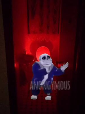 A post by @anongymous on TikTok caption: HE EMERGES #IKnowWhatYouDid #TreatiestCupContest #ForYouPizza #xyzbca #undertale #sans #fypシ #foryou