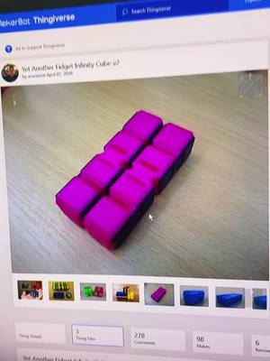 A post by @3dprintingsam on TikTok caption: Epic cube #cube #fypシ #3dprinting #3dprinted #plastic #prusa #thingiverse #3dprinter