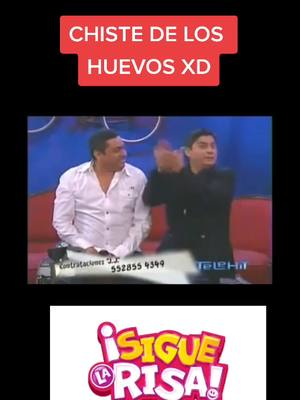 A post by @siguelarisa on TikTok caption: CHISTE DE LOS HUEVOS! #jjcomediante  #chistesgraciosos