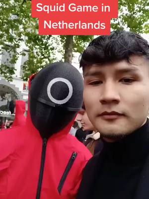 A post by @alinazari03 on TikTok caption: squid Game in Netherlands ⏹️🔼⏺️ #squidgame #fyp #Netherlands