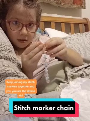 A post by @kemobykerry on TikTok caption: #kemobykerry #etsy #crochet #stitchmarker #daughter