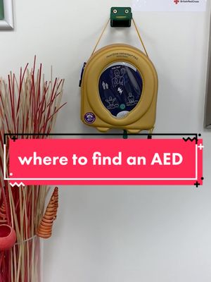 A post by @firstaidtoolkit on TikTok caption: Where to find your nearest AED #LearnOnTikTok #firstaid #RestartAHeart