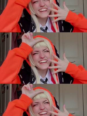 A post by @kaspycos on TikTok caption: I’m showbanned lol • #runa #runayomozuki #kakegurui #kakeguruicosplay #lgbt #nonbinary #theythem #enby #c0splay