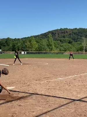 A post by @softball.718 on TikTok caption: looking like a whole hunchback when i run 🏃‍♀️ #fyp #SaveIt4TheEndZone #MakeADogsDay