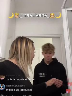 A post by @_mael.leane_ on TikTok caption: @ophenya regarde jusqu'à la fin °🌙😍#ophenyacupidon🏹 #maelleane👑 @leanemarts @maelplat.off 😏😽❤#pourtoi