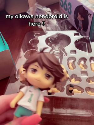 A post by @haikyuu.love on TikTok caption: #fyp #foryou #haikyuu #nendoroid #oikawa #oikawanendoroid #foryoupage #anime #haikyuuedit