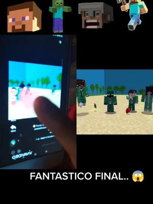 A post by @sergio__live on TikTok caption: #dúo con @gevids #sergio__38 #Minecraft #squidgame #game #animation #reaction #magic #omg #trucos #duetos #fypシ #viral #fouryou #yosoycreador #contenido