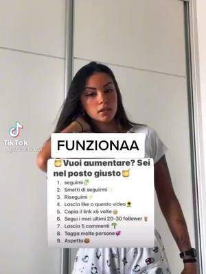 A post by @aumentofollower344 on TikTok caption: #funziona #assolutamenteperte #aumentare #foryou #×te #viral #perte