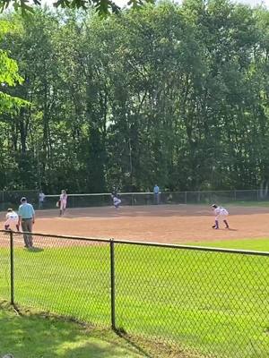 A post by @softball.718 on TikTok caption: old vid because we aren’t playing for a while #fyp #softball #PradaBucketChallenge