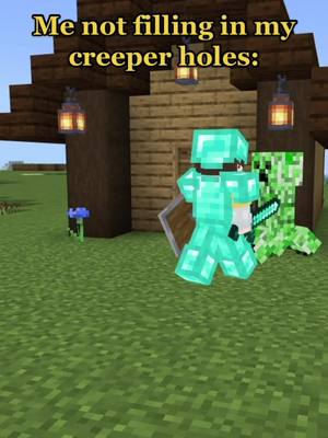 A post by @herobrinesdisciples on TikTok caption: Got the idea from @blu3burri 🤠 #Minecraft #gaming #creeper #relatable #bedrock #java #dreamsmp #foryou #fyp #foryoupage #dsmp #gamer