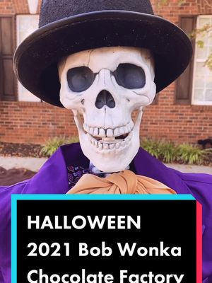 A post by @bobscary on TikTok caption: There is no life I know to compare with pure imagination. Living there, you’ll be free if you truly wish to be— Willy Wonka #halloween #greenvillesc