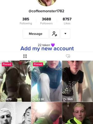 A post by @jamesyjonesy12345 on TikTok caption: Add my new accounts @coffeemonster1782 @jonesycoffeemonster