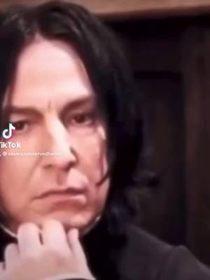 A post by @severussnapee394 on TikTok caption: The sad edits are back… #fyp #severussnape #hptok #slytherin #snape #professorsnape #harrypotter #notbad #hogwarts #alanrickman #hogwartsprofessors