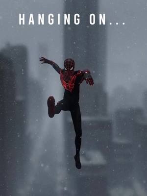 A post by @spider_man_slomo on TikTok caption: #milesmorales #MakeItCinematic #foryou #follow #fypシ #loveyoutiktok #spidermanslowmo #viral #spidermanmilesmorales #playstation #spiderman