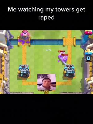 A post by @clashroylae on TikTok caption: What the princesses doing #clashroyale #fyp #viral #donedandyanddusted