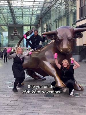 A post by @lushbirminghamspa on TikTok caption: The bullring Bull is going to become a Snow Fairy! #lush#lushbirmingham#lushuk#snowfairy#lushcommunity#bullring#bull#birmingham#fyp#rumourhasit#JDSTREET