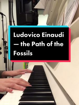 A post by @karina.kurenkova on TikTok caption: #ludovicoeinaudi #thepathofthefossils #piano