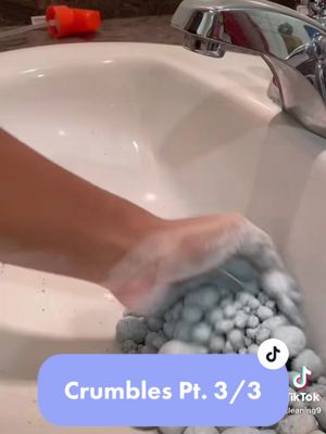 A post by @stresscleaning9 on TikTok caption: Crumbles Repost! Pt. 3/3 #cleaningasmr #CleanTok #scrubbing #cleaningtherapy4u #cleaningtiktok #stresscleaning9 #cleaning #asmr