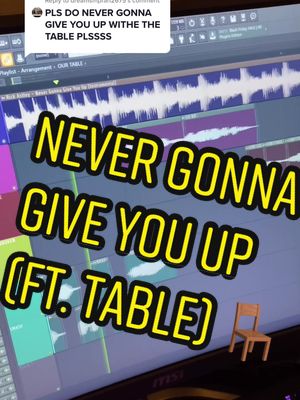 A post by @officialj4m13 on TikTok caption: Reply to @dreamsmpfan2675 The collab we never knew we needed... 😟 #fyp #OhNo #ourtable #rickroll