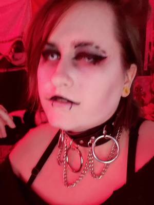 A post by @lukasciacallo on TikTok caption: I think most cosplayers feel like this sometimes and that day I filmed this, I was indeed obsessed with myself lol #goth #makeup #foryou