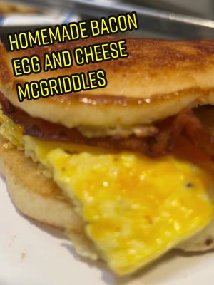 A post by @charlenef.g on TikTok caption: Make you a homemade McGriddle tmrw!! #ROMWEnextgen #fyp #foryou #foryoupage #homemade #mcgriddle #homecooking #EasyRecipe #breakfast #breakfastideas