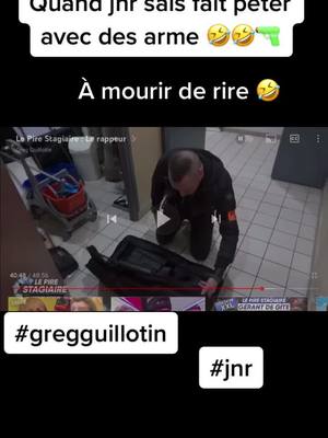 A post by @lastreet041305 on TikTok caption: Quand jnr sais ft peter avec des arme 🤣🤣🔫🔫#pourtoi #cameracacher #rap #jnr #gregguillotin #mdrr #cavale #abonnetoipourplusdevidéos #💙💙💙❤️❤️