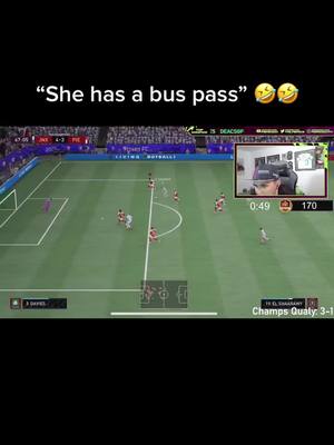 A post by @pieface23__clips on TikTok caption: Pie’s Nan in goal. #pieface #fut #futchamps #twitch #fyp #foryou #xyzbca #football #rage #funny