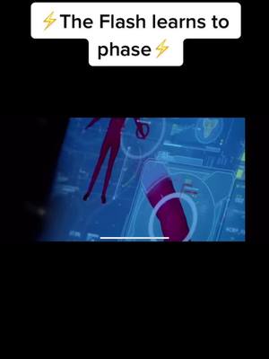 A post by @arrowverse_fan27 on TikTok caption: Barry learns to phase #fyp#flash#arrowverse.