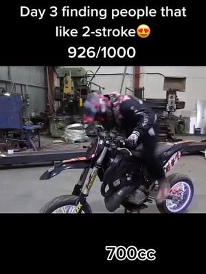 A post by @twostrokehub on TikTok caption: #foryou #2stroke #grenzgaenger #dirtbike