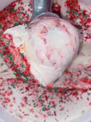 A post by @licsicecream on TikTok caption: Can you guess what’s in this NEW holiday flavor ?! 😍 #christmas #holiday #MunchiesWithTubi #fyp #icecream #merrychristmas #merry #holidays