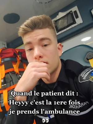 A post by @thierry_lp on TikTok caption: Il y a bien une première fois à tout 🚑😛 #job #ambulance #Lifestyle #fyp #medicsoftiktok #Paramedic #qc