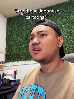 A post by @otaku_drips on TikTok caption: ARe tHOsE JaPANeSE CaRToOnS? -.-