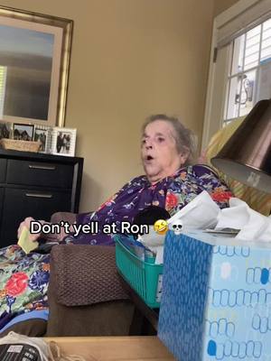 A post by @yiayiathegreat on TikTok caption: SHE MADE A NOTE NEXT TO HER CHAIR 🤣#yiayiathegreat #grandma #yiayia #goddamngrandma #angrygrandma #grandmagonewild #funnygrandma #grandson