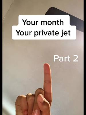 A post by @yourmonth391 on TikTok caption: #privatejet 🔥