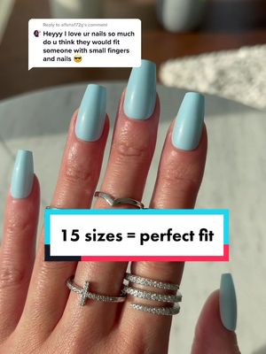 A post by @shopvibenails on TikTok caption: Reply to @al1sha172g 💅💅💅 #nailgame#quicknails#lovenails#bluenails