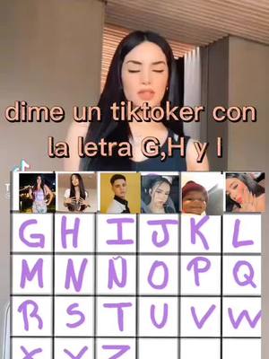 A post by @kimberlyloaizafans140 on TikTok caption: #parati #tiktoker con la letra #G #H y #I