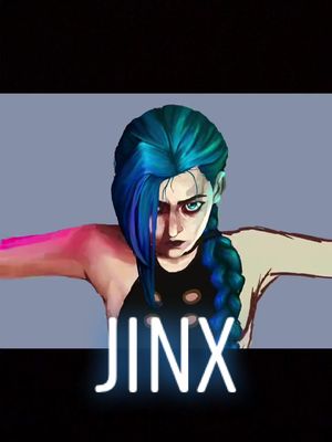 A post by @crackcocainsley on TikTok caption: guys i know nothing i’ve posted lately is my usual content but this might be my favorite fanart i’ve ever made #arcane #arcaneleagueoflegends #jinx