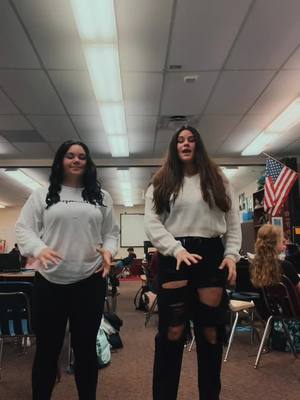 A post by @marianakgarcia_24 on TikTok caption: the amount of times we did this damn dance😭😂.. #fypシ