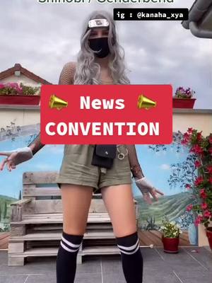 A post by @kanaha_xya on TikTok caption: J’ai vraiment hâte de vous voir, identifiez dans les coms si vous connaissez des personnes / cosplayers qui y seront #cosplay #kakashi #femkakashi