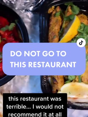 A post by @hungryhiba on TikTok caption: don’t go here if you want good Indian food. #unrealisticthings #torontofood #halalfoodtoronto #spotifywrapped #fypシ #browntok #mississaugafood