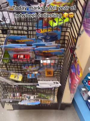 A post by @hotwheel_finder on TikTok caption: Been collecting for a year officially 🥳 #fyp #hotwheels #safeway #hotwheelhunting #treasurehunt #deora2 #1year #collector #xyzbca