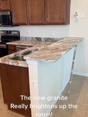 A post by @floridaangie on TikTok caption: Kitchen update results #florida #kitchenupdates #retiredparent