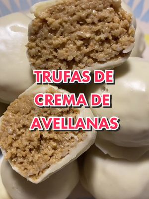 A post by @conbuencondimento on TikTok caption: Trufas de crema de avellanas, estan BRUTALES 🤩 #CocinaEnTikTok #AprendreEnTikTok #RecetasFaciles #RecetasQueFuncionan #RecetasTop #viral #comida #Navidad #RecetasNavideñas