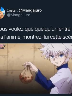 A post by @mangazzeno on TikTok caption: cette  scène 👌🥵🥵🥵🥵🥵#hxh #huntexhunter #hunter #killua #killuazoldyck #animescene #animes #mangas #instagram #tweets #edit