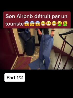 A post by @bubblizz_ on TikTok caption: Les gens sont fou #airbnb #studio #touriste #horrible #appartement #repost