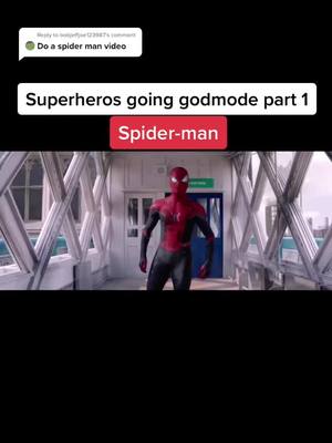 A post by @exolum on TikTok caption: Reply to @bobjeffjoe123987  #spiderman going #godmode Suggested by Bobjeffjoe123987!#marvel #marvelstudios#fyp#mysterio#godmodeactivated#god