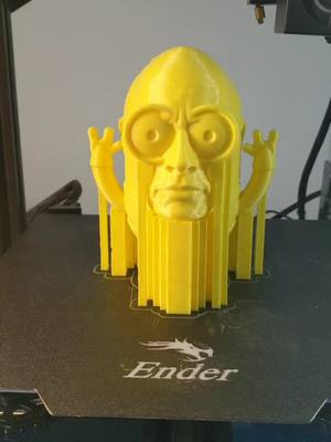 A post by @gonozzle on TikTok caption: miROCK is done.🔥#CapCut #despicableme #therock #minion #3dprinting #fyp