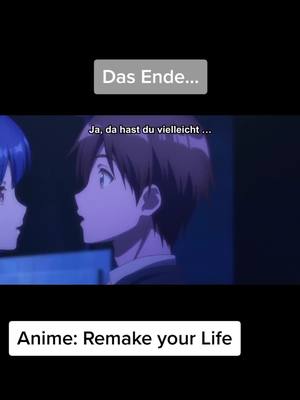 A post by @dxvidx_anime.clips on TikTok caption: #anime #animeclip #germansub #cruchyroll #remakeyourlife #akishino #sad #Love