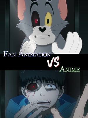 A post by @tomjerry_anime on TikTok caption: Tom ghoul #anime #fananimation #аниме #kanekiken #animeedit #itachi #akatsuki #тиктоканиматор #madara